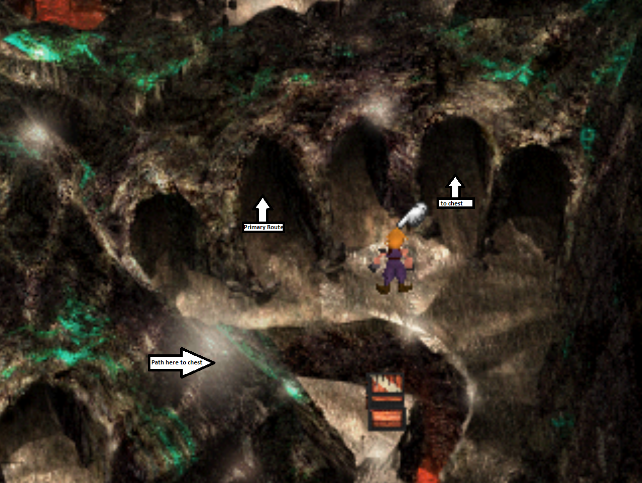 Five Cave Entrances